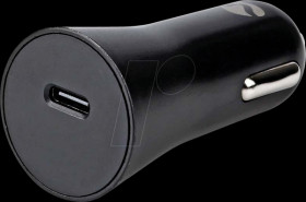 CCPDL20W111BK USB-Ladegerät, 5 - 12 V, 20 W, 3 A, USB-C, Lightning Kabel, Kfz