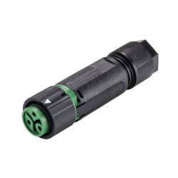 Wieland 46.031.4555.7 RST&#xAE; MINI Bullet Connector 2&#x2B;PE Pins Straight