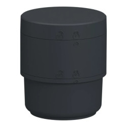 Moduł bazowy, kolumna świetlna Harmony XVB7, Ø70mm, baza 24V AC/DC z adapterem i pokrywą, szary XVB7C21B