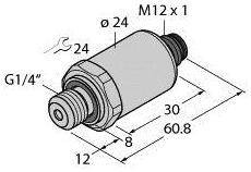 Turck Przetworniki ciśnienia 1 szt. PT350R-2004-I2-H1143/X