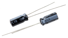 Kondensator 100μF 16V dc Radialny, Otwór przelotowy Panasonic roztaw: 2mm 5 (Dia.) x 11mm