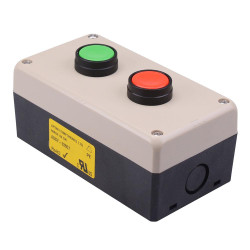 IDEC Red and Green 22mm Momentary Push Button Switches Control Station 2NO-1NC IP65
