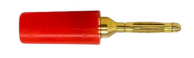 Wtyk banan 2mm/G EFP24 czerwony Talvico