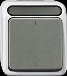 MEG3644-8029 Off switch, 3-pole, light gray, AQUASTAR