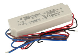 Zasilacz; do LED; LPV-35-12; 12V DC; 3A; 36W; stałonapięciowy; IP66; Mean Well