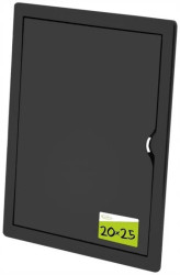 Drzwiczki rewizyjne ABS 200x250 20x25 grafitowe