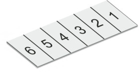 Marking strip for connection terminal, 2009-110/762-859