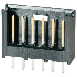 TE Connectivity 280374-1 Ampmodu II Pin Header Straight Shrouded Tin 1x10P Black