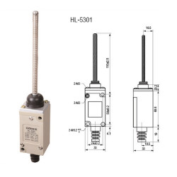 Wyłącznik krańcowy HL-5301 Krańcówka sprężyna