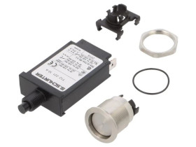 T12-221-10-MSM19ST Wyłącznik nadprądowy Iznam: 10A Uznam: 240VAC 28VDC SPST Bieguny: 1