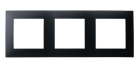 SZAFIR Ramka potrójna czarny metalik R-3Z/33