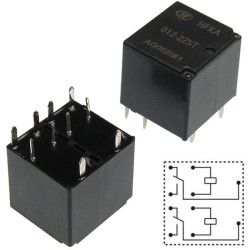 Przekaźnik HFKA-12-2ZST 25A zam.OMRON G8NW-2L G8NW-2U podw.