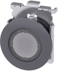 Siemens 3SU10610JB700AA0 3SU1061-0JB70-0AA0 Przycisk podświetlany pierścień przedni metalowy, okrągły przycisk piaskowy