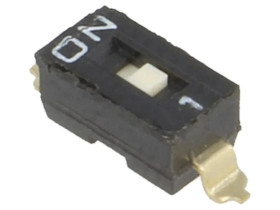 Przełącznik DIP-SWITCH Ilość sekcji 1 ON-OFF 0,025A/24VDC A6S-1101-H