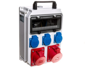 Rozdzielnica przenośna HEL 32A/5P 16A/5P 3xGS IP44 9012113W