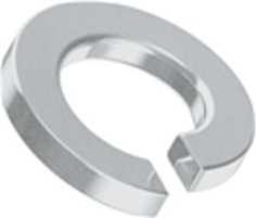 Spring washer, M5, H 1.2 mm, inner Ø 5.1 mm, outer Ø 9.2 mm, spring steel, according to DIN 127 B, BYB-3-16H874