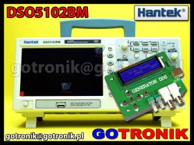 Oscyloskop DSO5102BM 2x100MHz + generator DDS