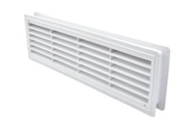 Kratka drzwiowa 115x430 mm biały