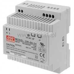 Zasilacz impuslowy, szyna DIN ( 24V 2,5A 60W )