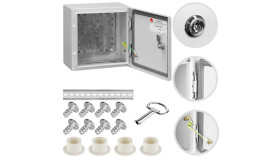 Obudowa Hermetyczna Rozdzielnia Metalowa Z Płytą Montażową 250X250x150 Ip65...