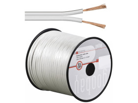 Lautsprecherkabel weiß CU