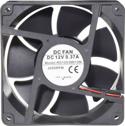 Wentylator osiowy TRU COMPONENTS RD12038B12L, 12 V/DC, 142 m³/h, (D x S x W) 120 x 120 x 38 mm