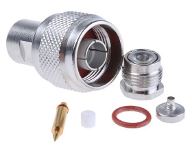 Złącze koncentryczne Montaż na kablu Męski 50Ω typ złącza Złącze N 0 to 11GHz, zaciskane typ kabla RG179, RG187, RG188,