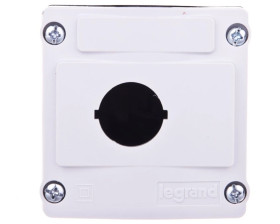 Obudowa kasety 1-otworowa 22mm szara IP66 024200