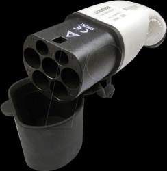 DUOSIDA connector, type-2, 16 A, single-phase, male