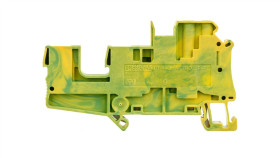 Złączka Szynowa Ochronna 4Mm2 Śrubowa/Wtykowa Zielono-Żółta Ut 4-Quattro/ 2P...