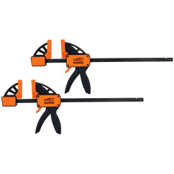 Bahco QC-150A-2P High Resistance Quick Clamp Twin Pack 150mm