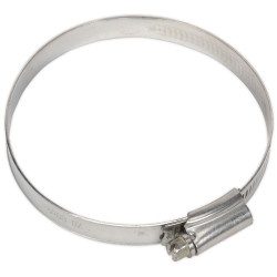 Sealey SHCSS3X Hose Clip Stainless Steel &#xD8;70-89mm Pack of 5
