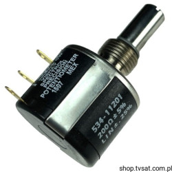 534-11201 534B1201C Potentiom. 200 Ohm 5% 2W SHAFT SPECTROL