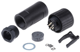 Złącze 5-pinowe Żeński Hirschmann Żeński Montaż na kablu MIL-DTL-5015 rozmiar 14