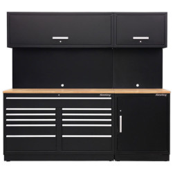 Sealey APMSCOMBO4W Modular Storage System Combo - Oak Worktop
