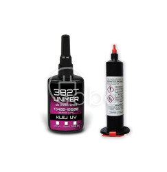Klej UV do elektroniki bardzo gęsty 13400-18600 cPs Unimer 382T