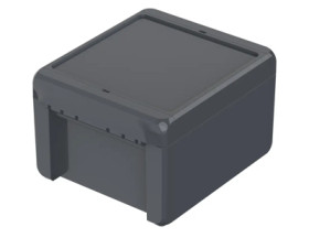 PC enclosure, (L x W x H) 151 x 125 x 90 mm, graphite gray (RAL 7024), IP66, 96013234