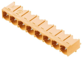 Weidmüller 1980430000 Obudowa złącza pin męskiego na PCB SL 7.62HP/08/90G 3.2SN OR BX, wire-to-board, piny: 8, 29 A, 50