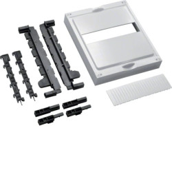 Blok univers N dla szyn zbiorczych, poziomych,12x5/10mm, 40mm, 1xSH, 300x250mm UE21A5