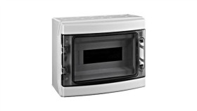 Obudowa Natynkowa 1-Rzędowa, 12Mw, Ip65, Drzwi Przezroczyste