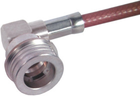 Złącze koncentryczne Montaż na kablu Męski 50Ω typ złącza Złącze QN 0 to 11GHz Lutowane typ kabla RG214/U, RG363/U