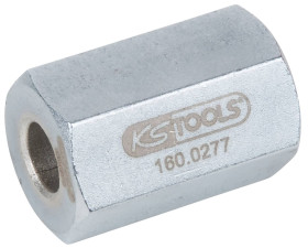 Nakrętka, sześciokąt zewnętrzny 19 mm, średnica wewnętrzna 6 mm KS Tools 160.0277
