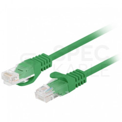 Patchcord UTP kat.6 kabel sieciowy LAN 2x RJ45 linka zielony 1,5m LANBERG