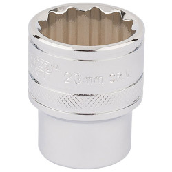 Draper Expert 33370 1/2&quot; Sq. Dr. Hi-Torq&#xAE; 12 Point Socket (23mm)