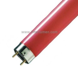 Kolor. św. - czerwona 58W/15 L»1500 Philips 4459 Świetlówka kolorowa czerwona T8 58W
