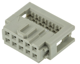 Złącze IDC 10-pinowe 2-rzędowe raster: 2.54mm Żeński Montaż na kablu HARTING