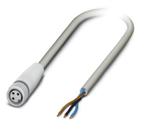 Przewód czujnik-siłownik Złącze A M8 liczba rdzeni 3 długość 3m Rodzaj A Żeńskie