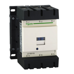 Stycznik 110 V DC Schneider Electric styki: 3 65 kW 115 A 1NC + 1NO LC1D115FD