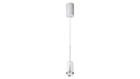 Lampa Wisząca Flower White Chrome 1Xgu10 Ml0275 Milagro