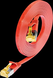 PKW-STP-SLIM-K6A 0.25 RT Cat.6a SLIM-Patchcord, U/FTP, 0,25 m, red